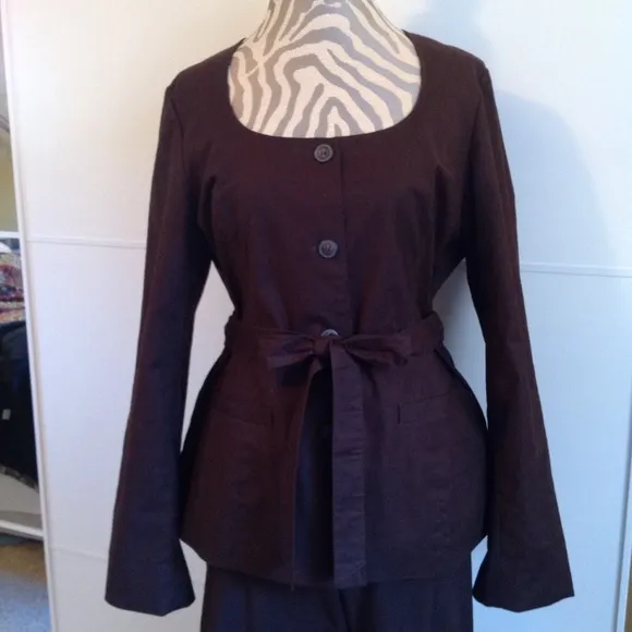 🌟HP🌟3 Pieces! Linen-Look, Jacket, Pants, Shorts