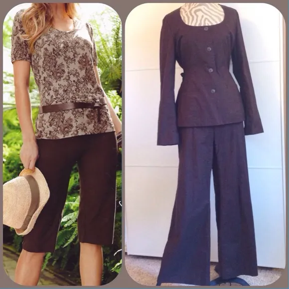 🌟HP🌟3 Pieces! Linen-Look, Jacket, Pants, Shorts