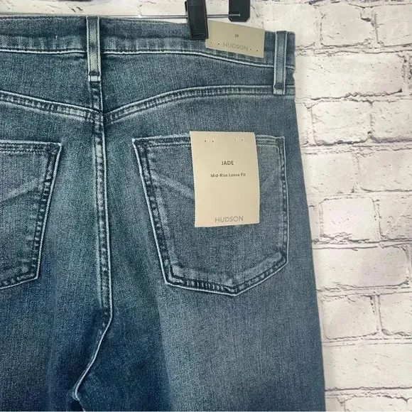 Hudson‎ Women's Denim Jeans Jade Mid Rise Loose Fit Size 29