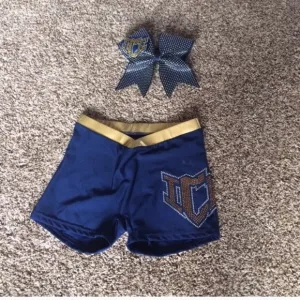 Ice shorts and bow