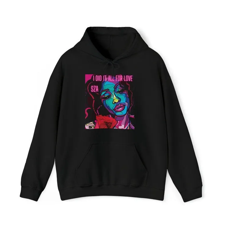 INSTOCK - Retro Sza Hip Hop Street Pullover Y2k Versatile Black