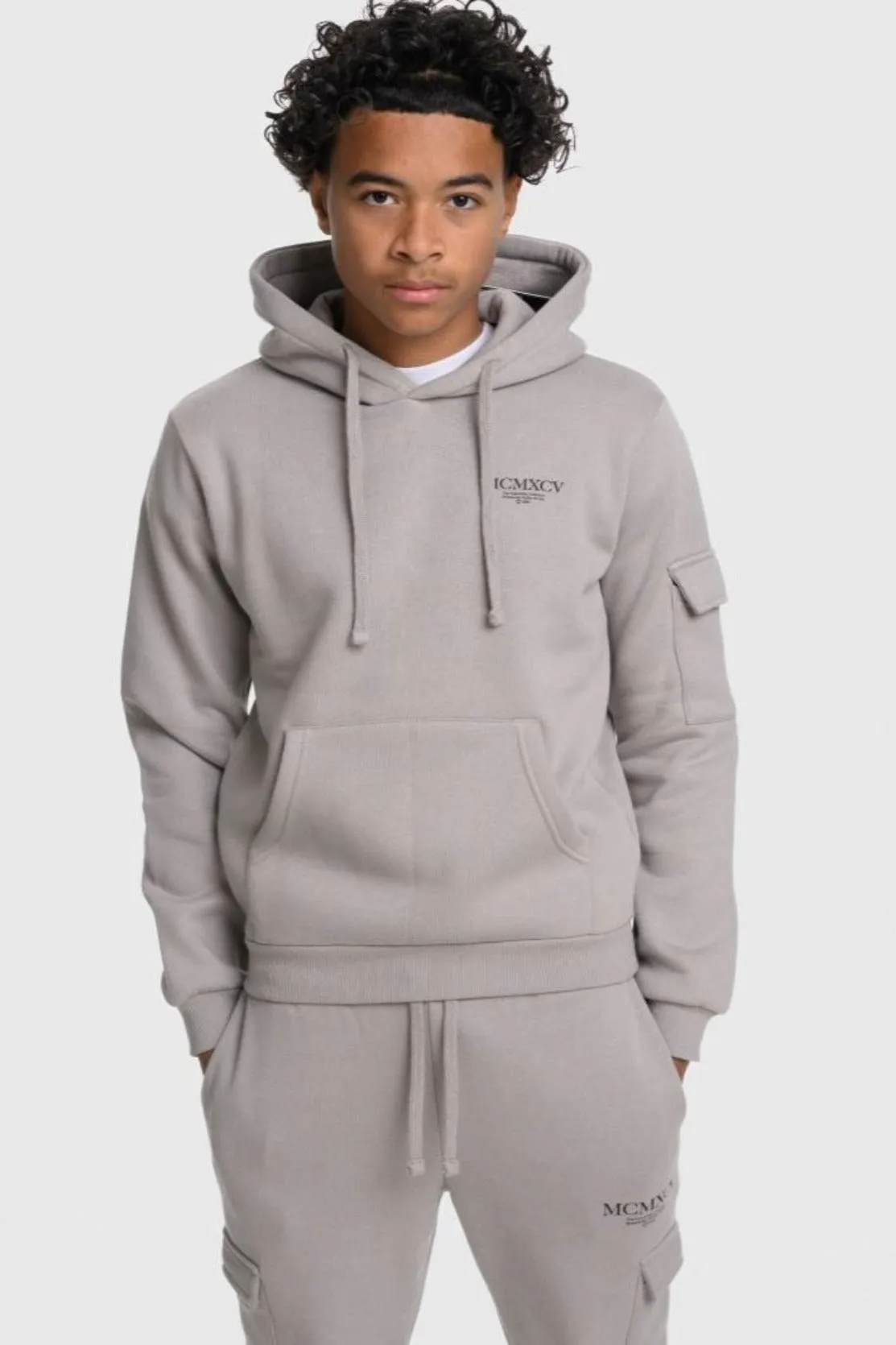 INTEGER BOYS HOODIE - ASH