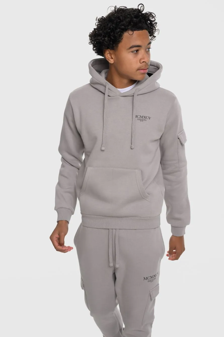 INTEGER BOYS HOODIE - ASH
