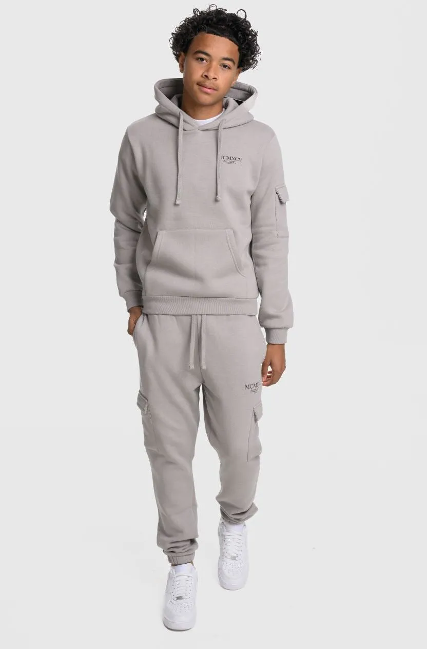 INTEGER BOYS HOODIE - ASH