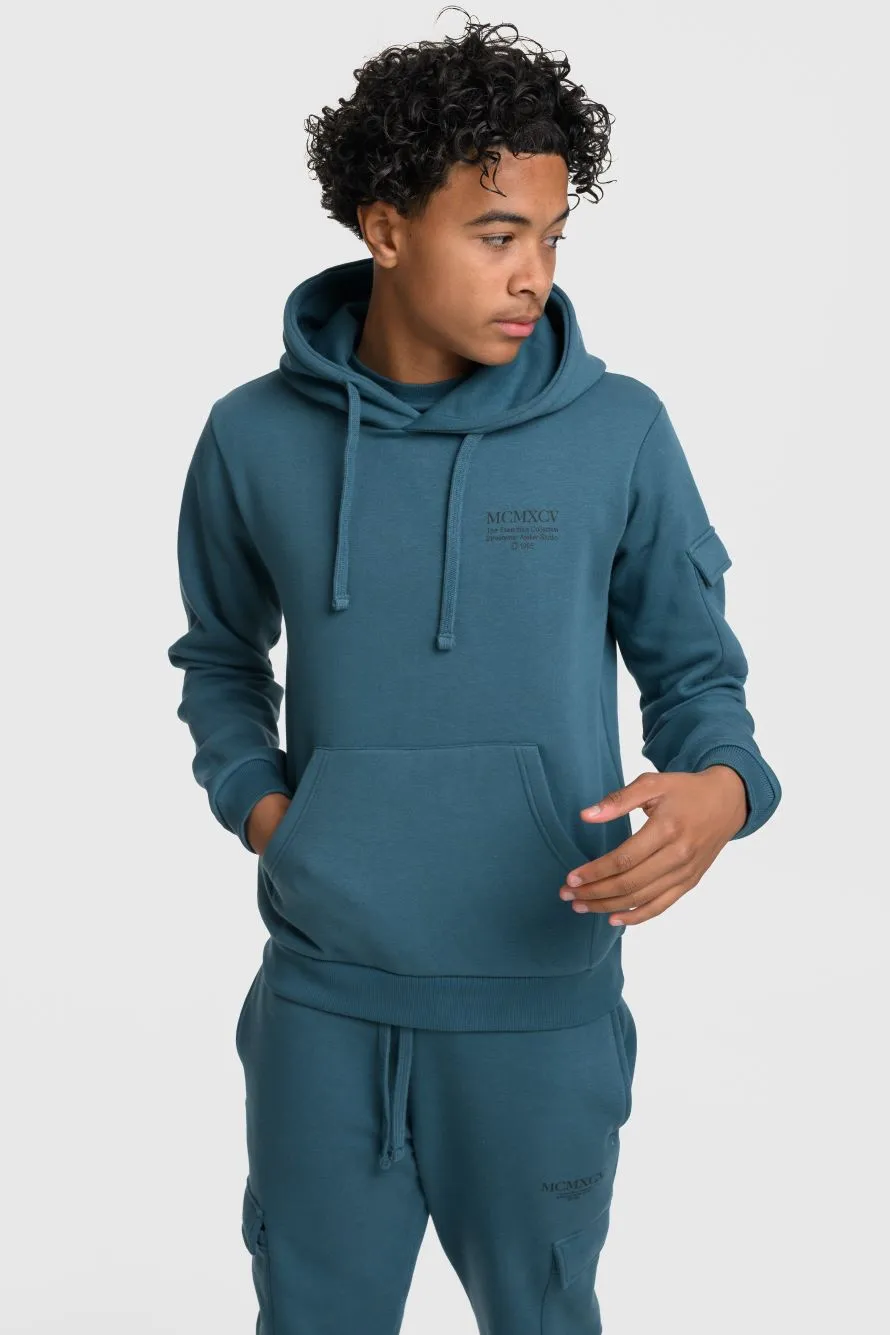 INTEGER BOYS HOODIE - TEAL