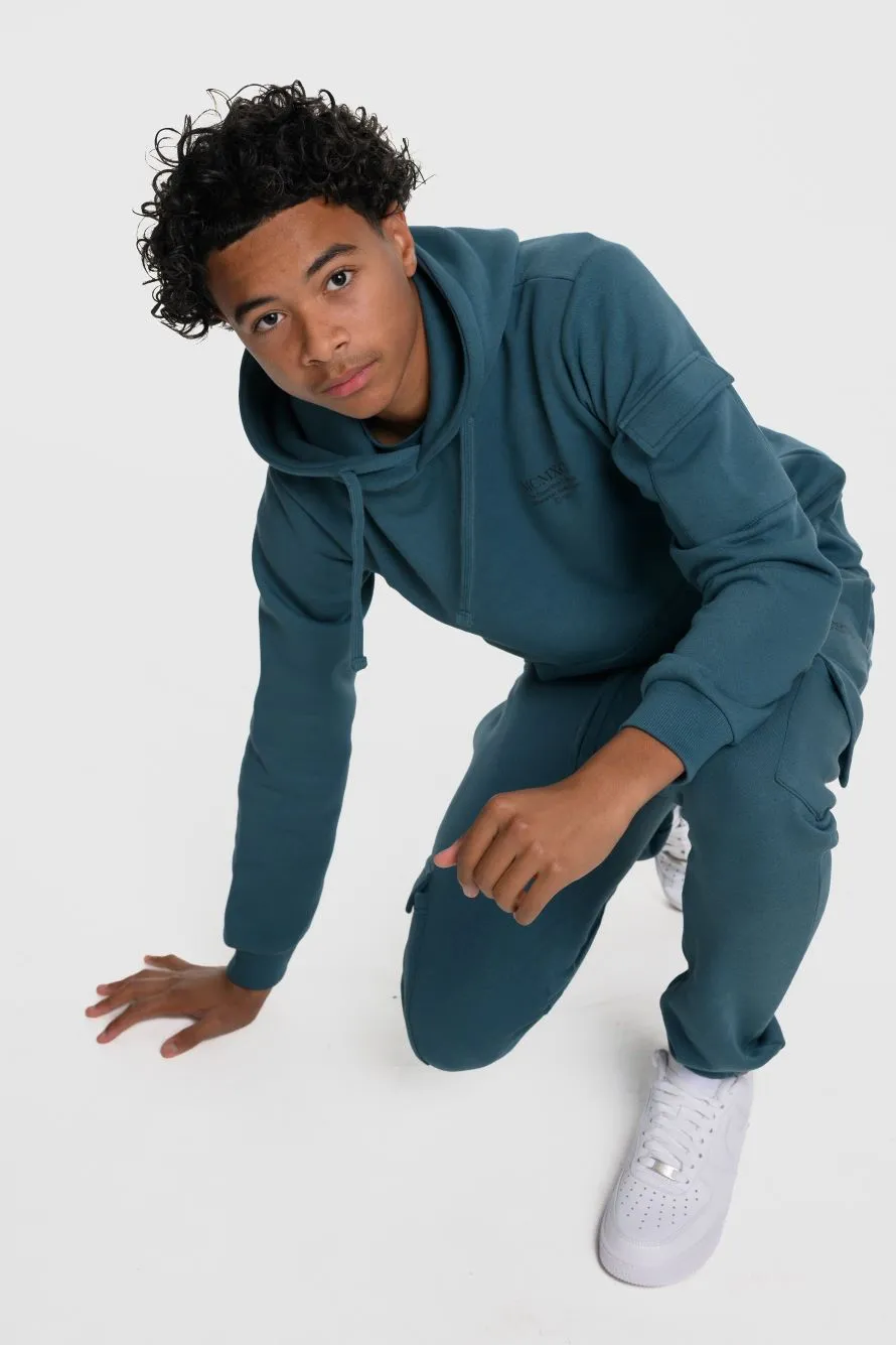 INTEGER BOYS HOODIE - TEAL