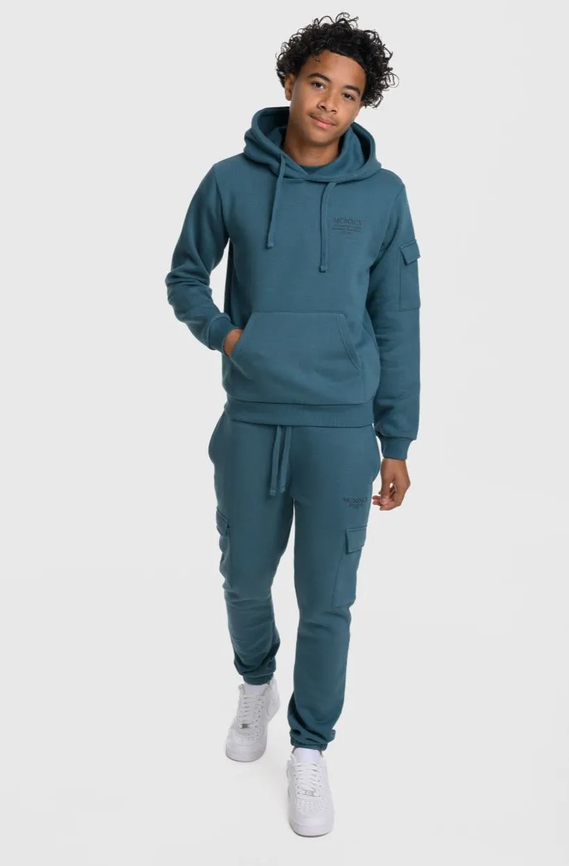INTEGER BOYS HOODIE - TEAL