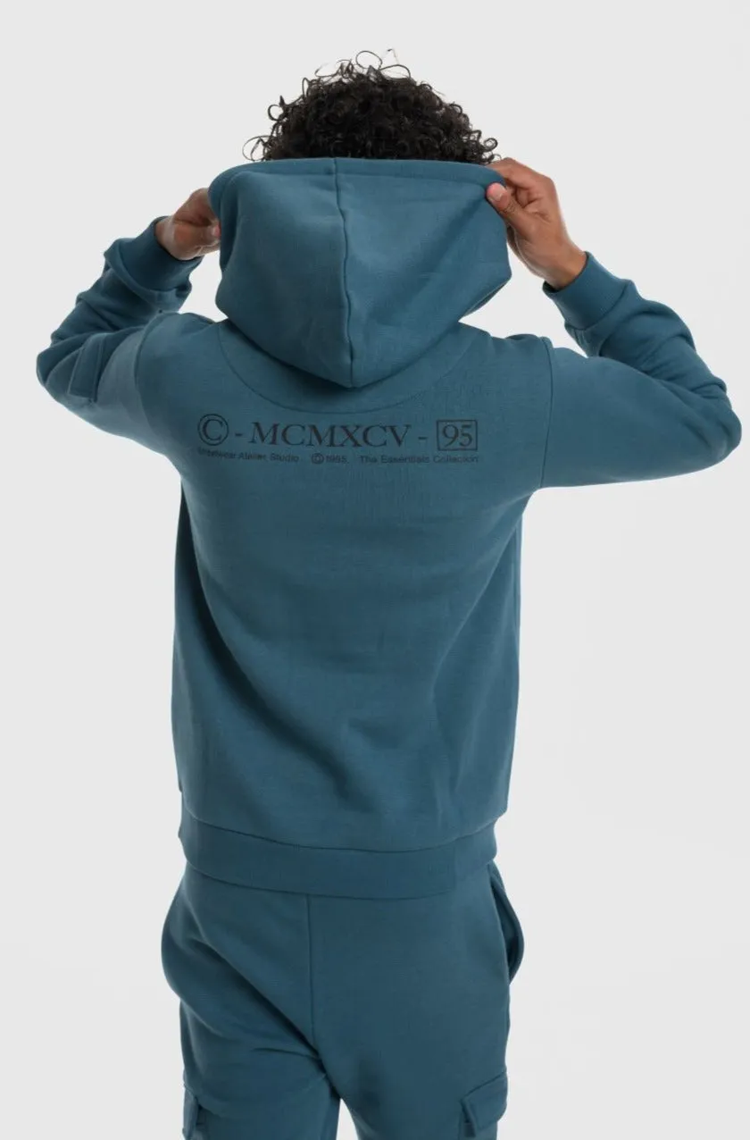 INTEGER BOYS HOODIE - TEAL