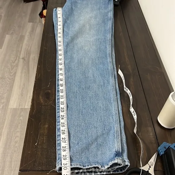 J Crew Point Sur Denim Shoreditch Straight Jeans Size 30