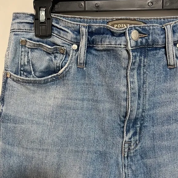 J Crew Point Sur Denim Shoreditch Straight Jeans Size 30