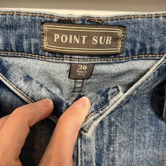J Crew Point Sur Denim Shoreditch Straight Jeans Size 30