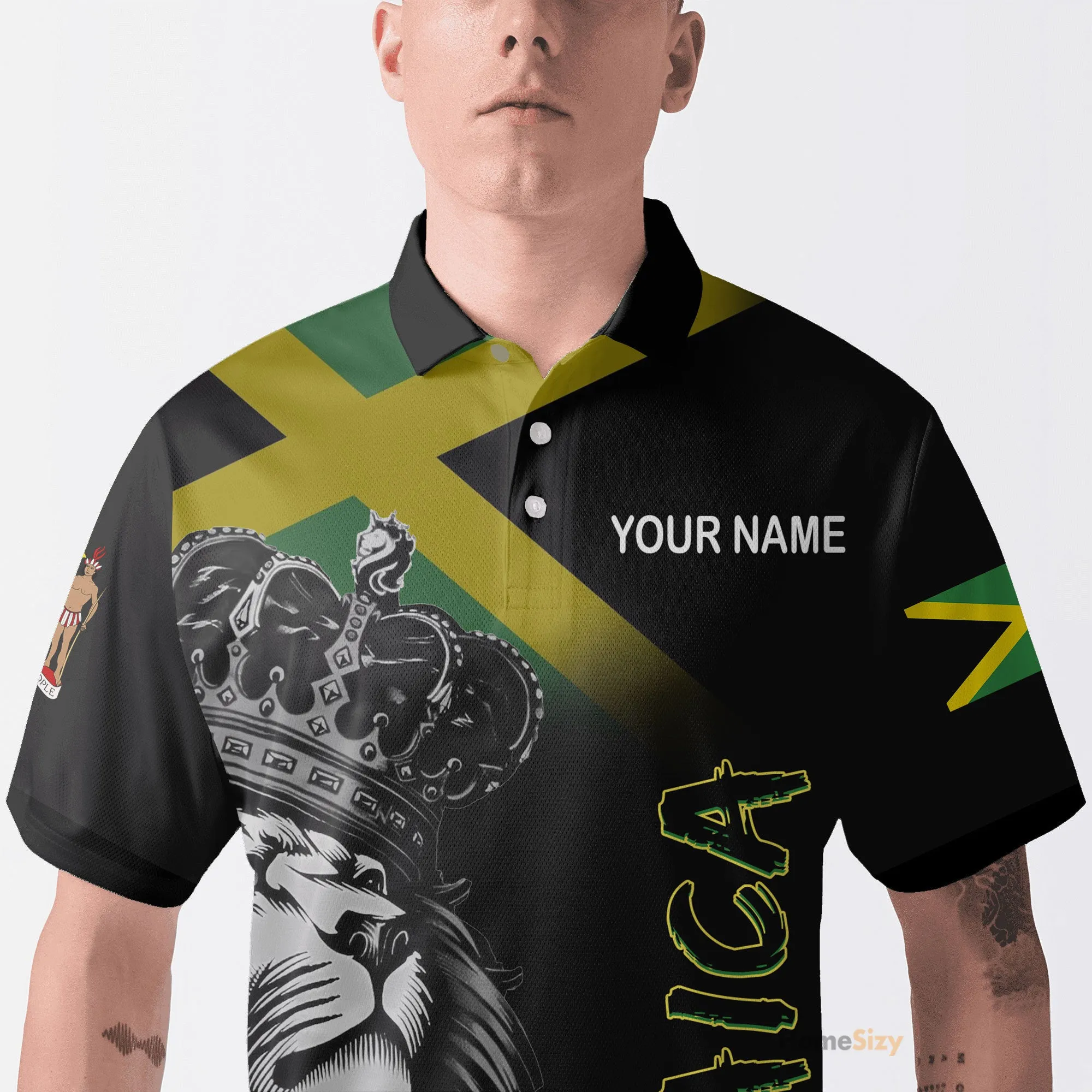 Jamaica Lion Polo Shirts T-shirt HD03604