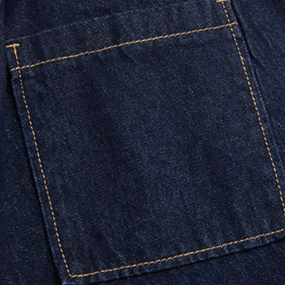 Japanese Solid Color Loose Jeans
