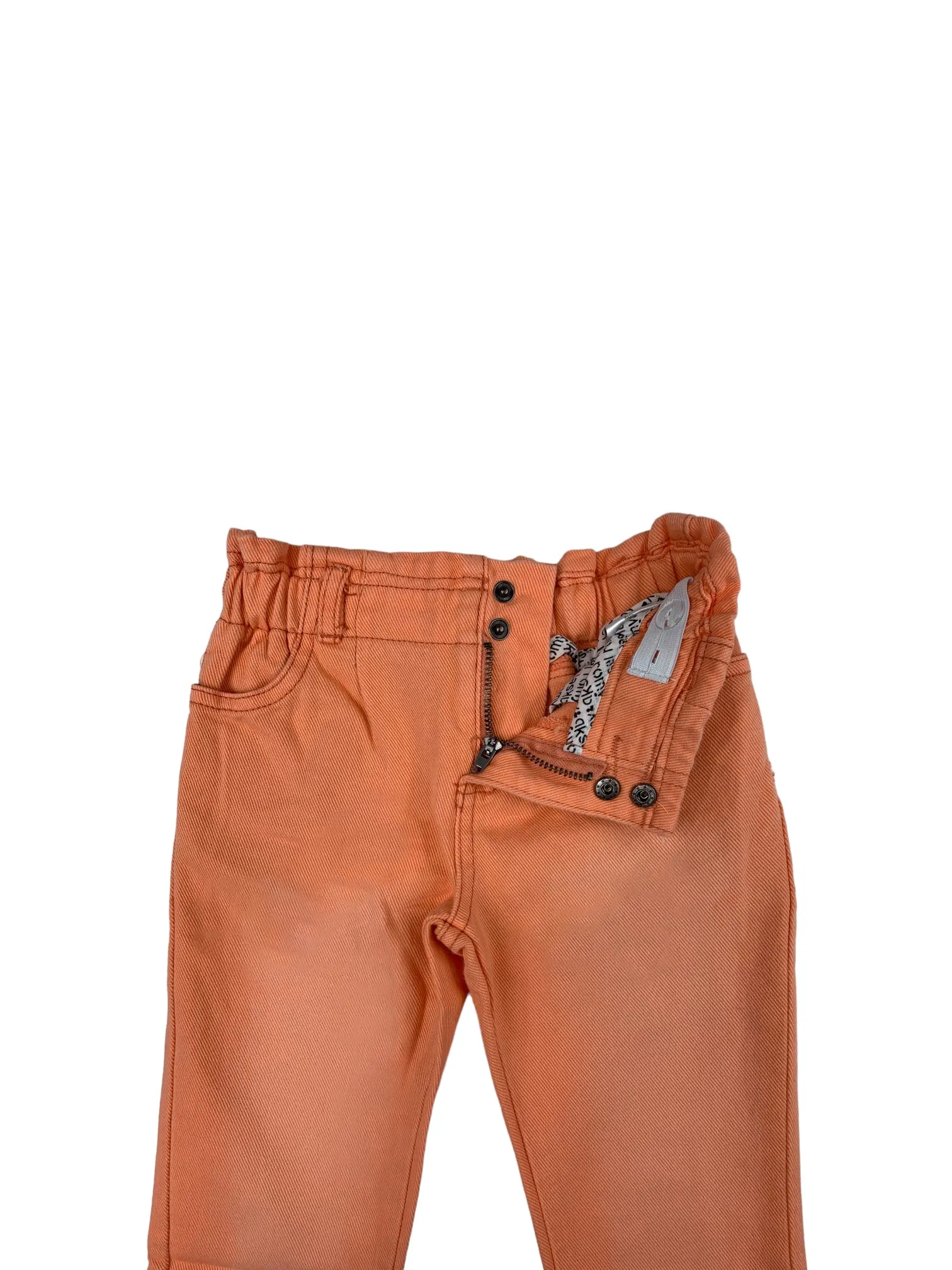 Jeans abricot Romy&Aksel pour fille 2 à 8 ans