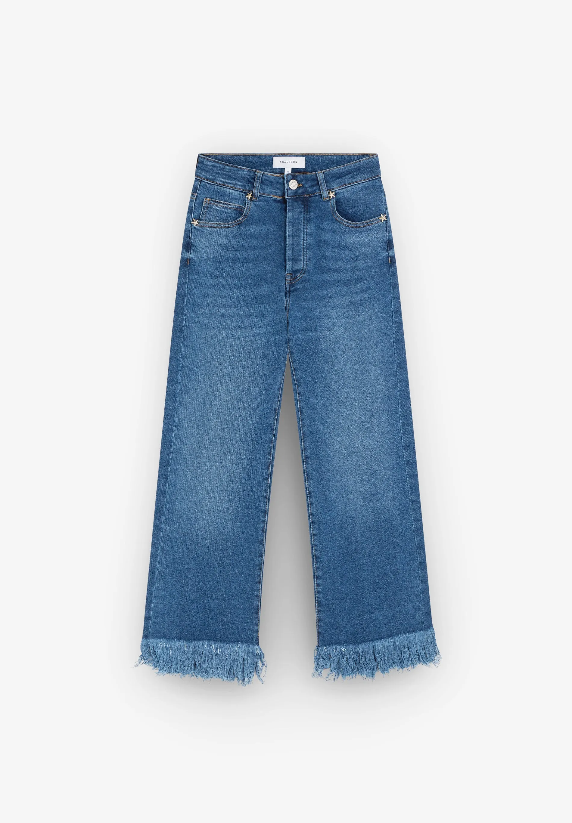 JEANS BAINHA DESFIADA
