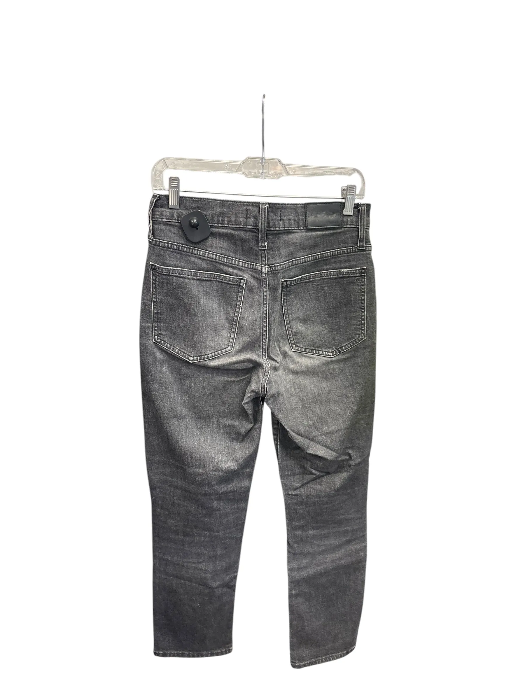 Jeans Straight By Madewell In Black Denim, Size: 2
