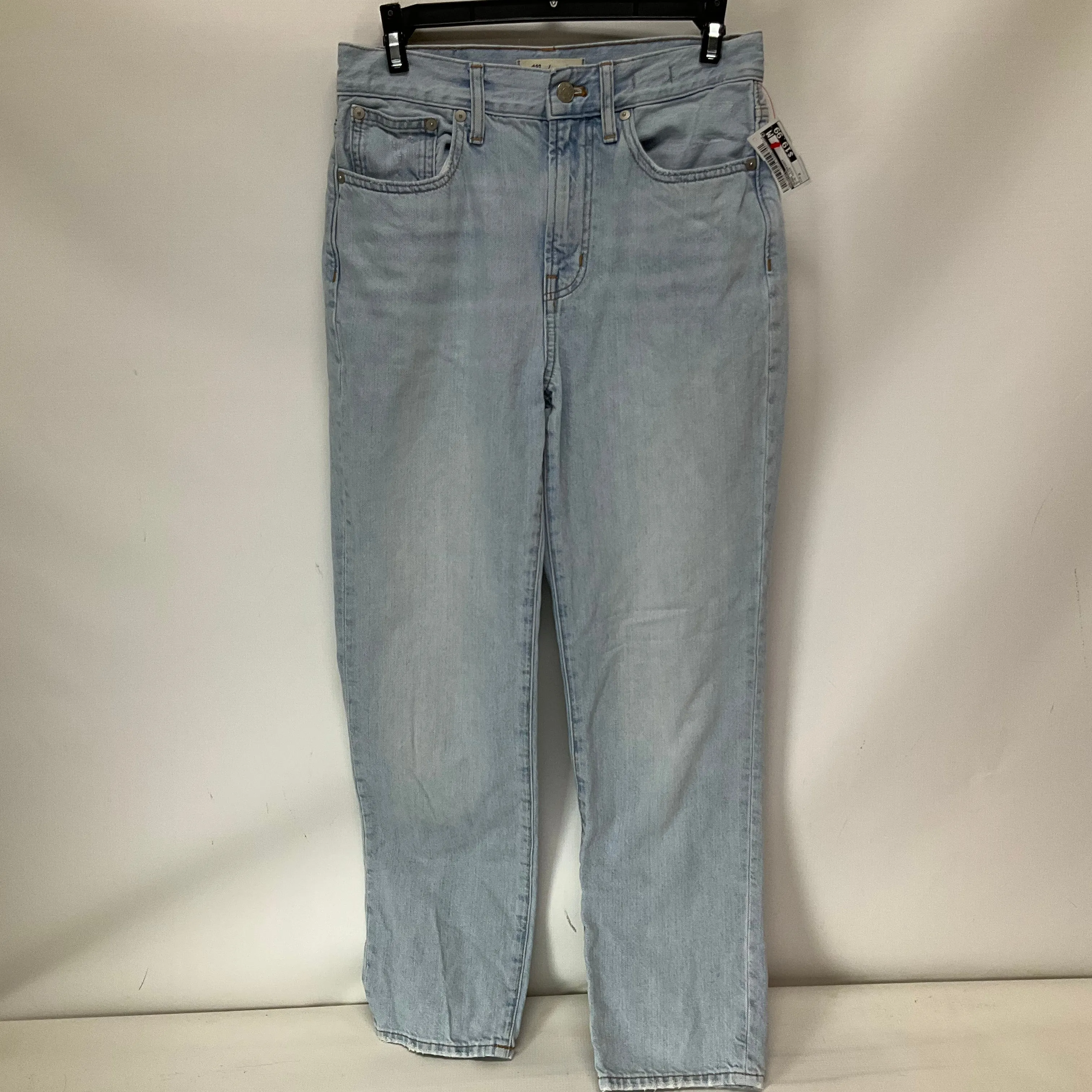 Jeans Straight By Madewell In Blue Denim, Size: 2