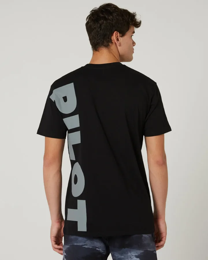 Jetpilot Divided Mens Tee - Black