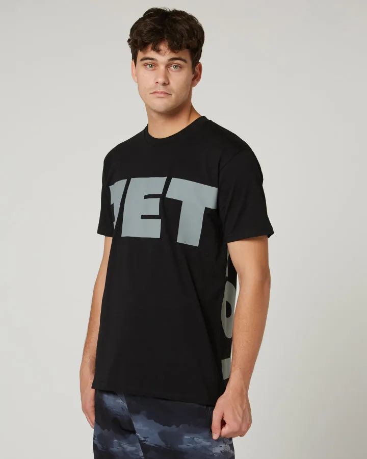 Jetpilot Divided Mens Tee - Black