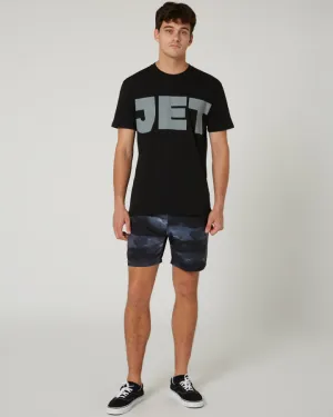 Jetpilot Divided Mens Tee - Black