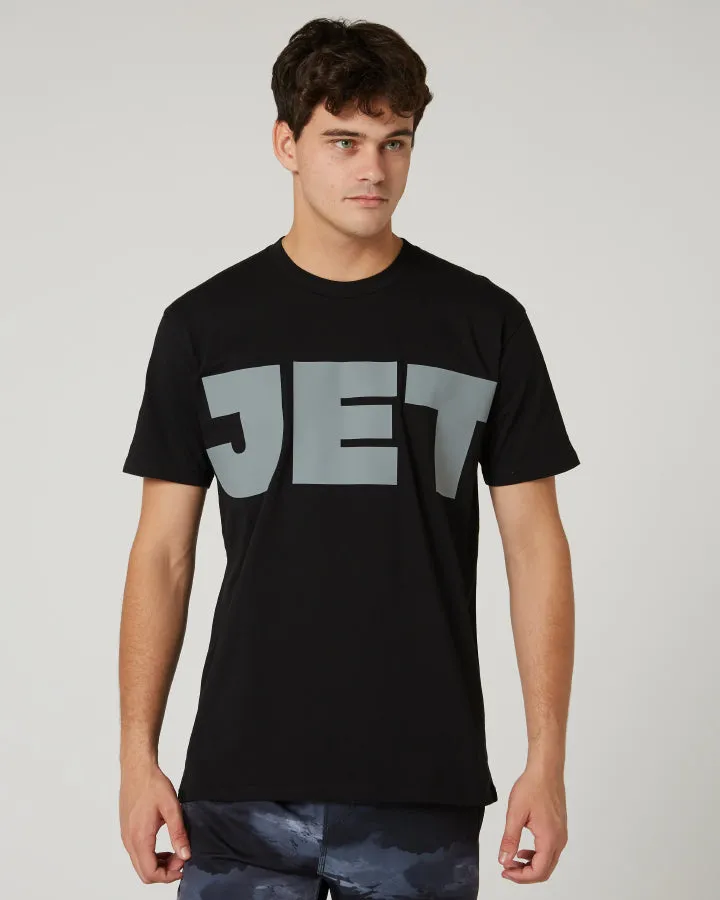 Jetpilot Divided Mens Tee - Black