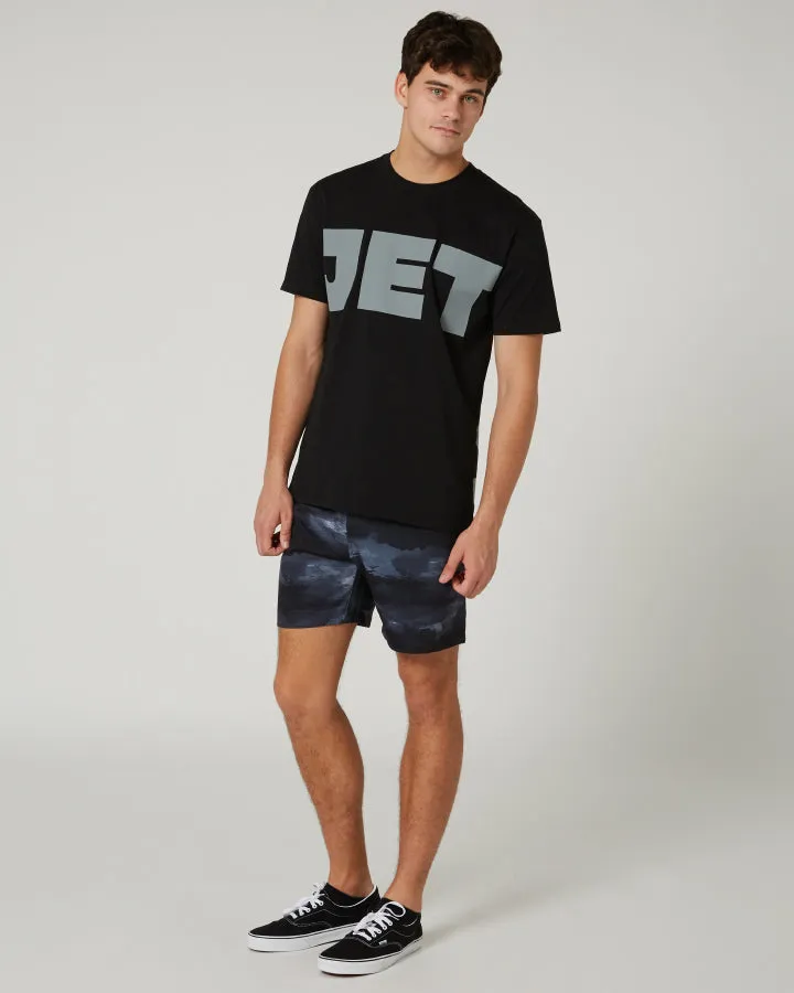 Jetpilot Divided Mens Tee - Black