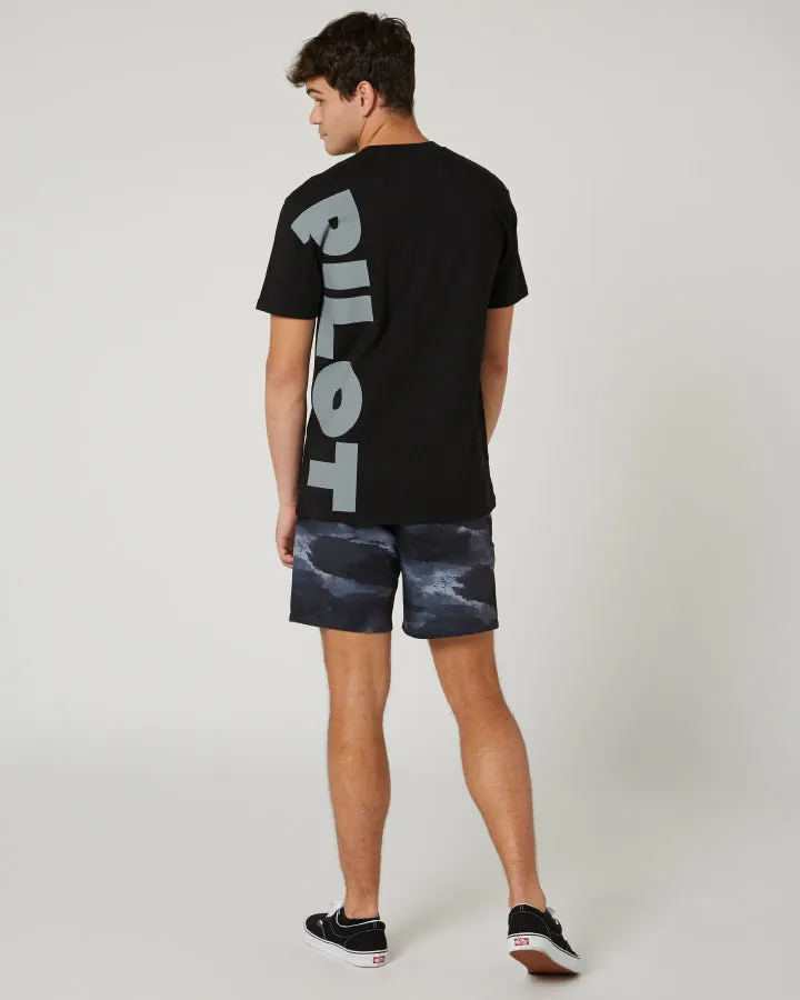 Jetpilot Divided Mens Tee - Black