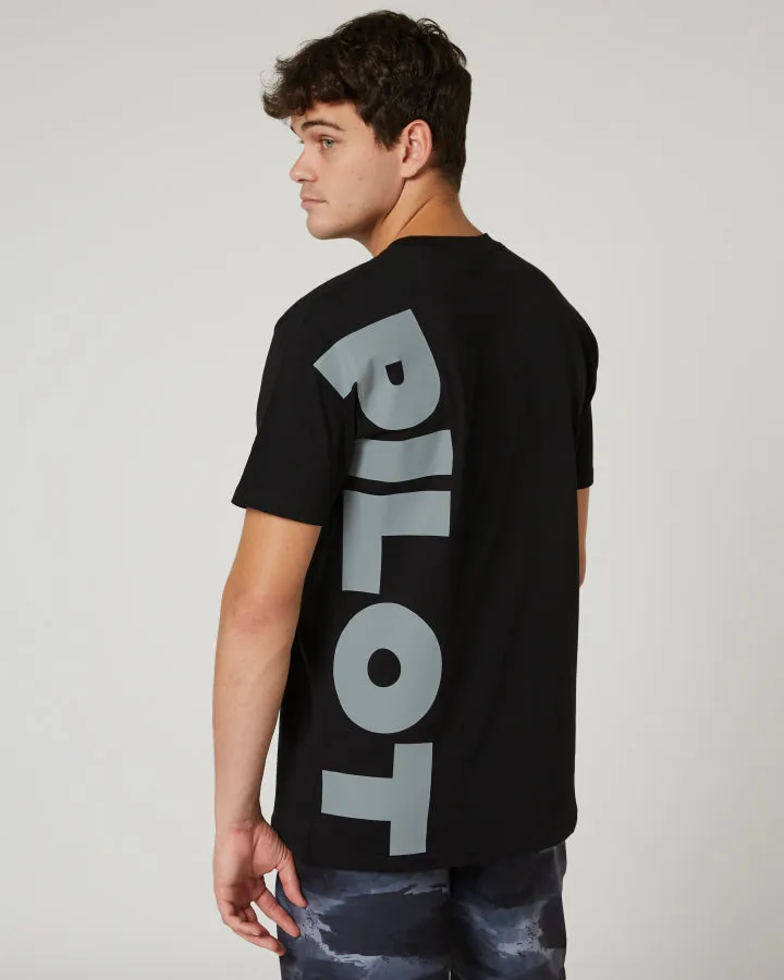 Jetpilot Divided Mens Tee - Black