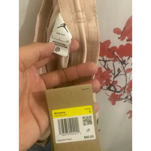 Jordan Sport Particle Beige Diamond Womens Shorts 4&quot;