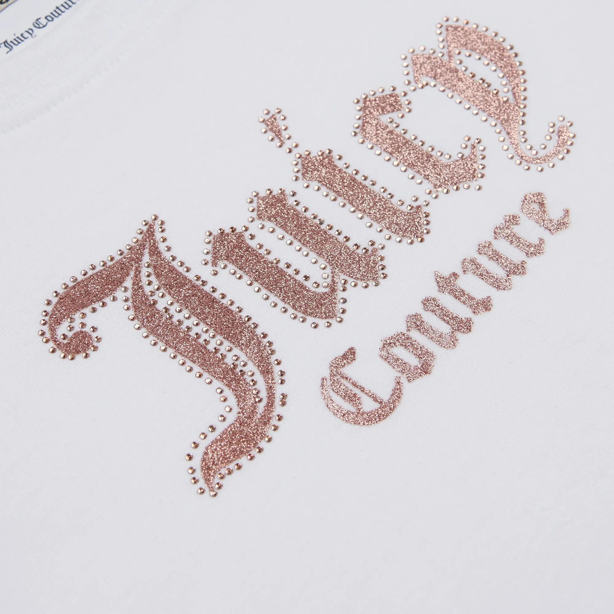 JUICY COUTURE - DIAMANTE RUCHED TEE/SHORT SET