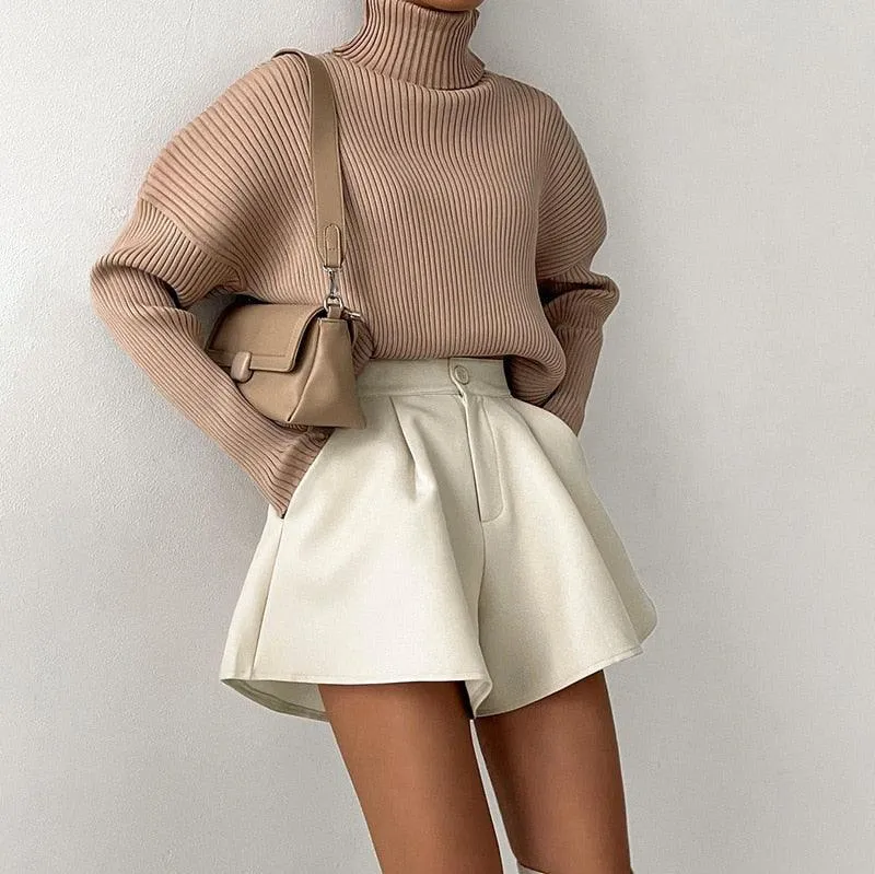 Just In Style High Waist Flare Shorts