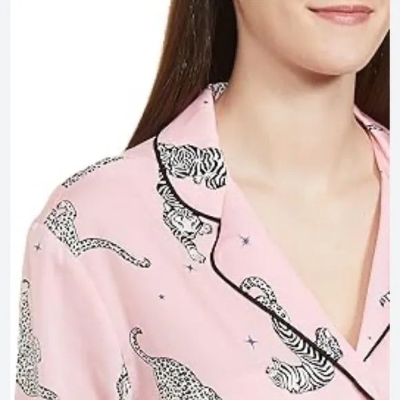 Kate Spade New Yorkanimal-print cropped pajama set
