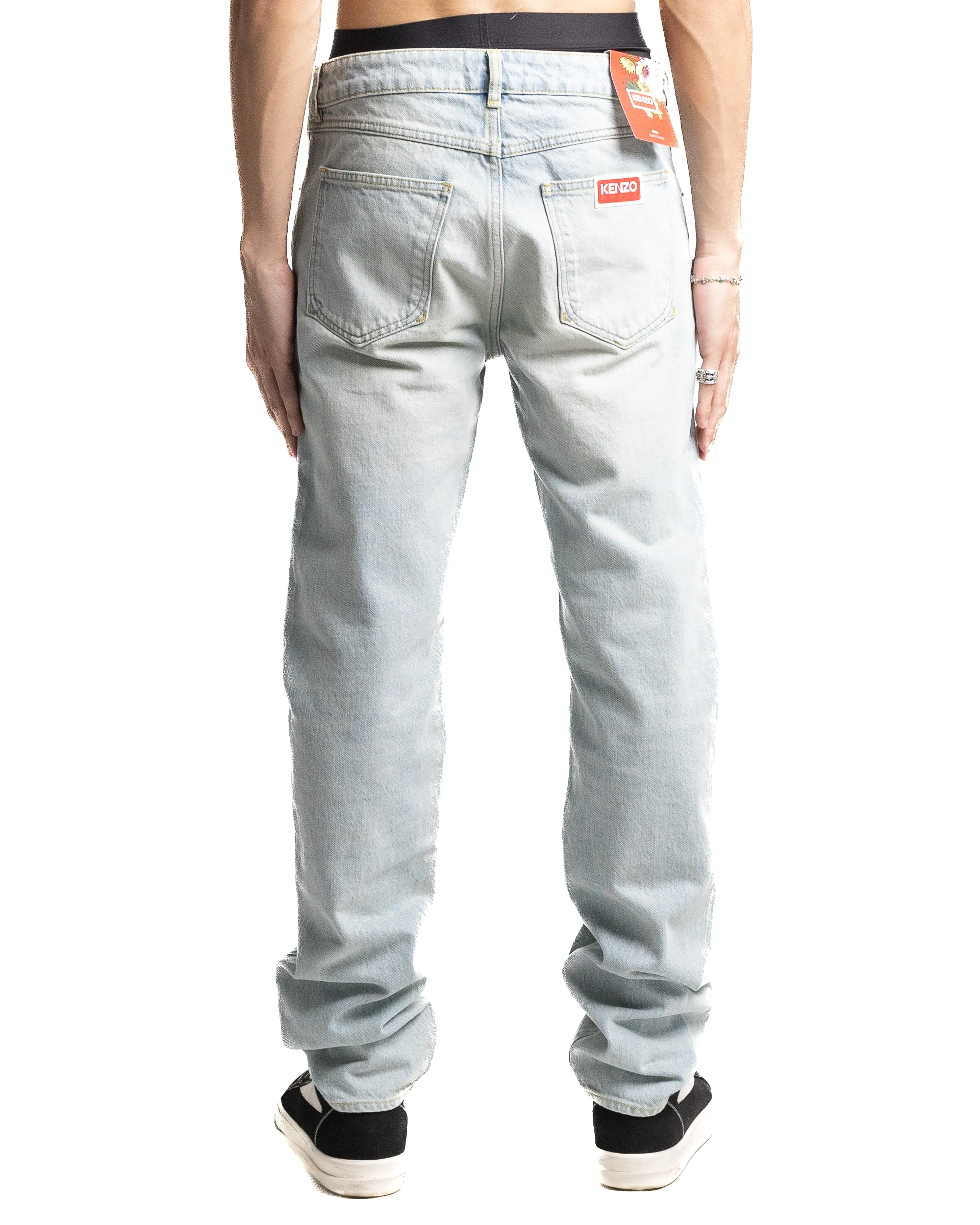 Kenzo Medium Stone Blue Denim Pant