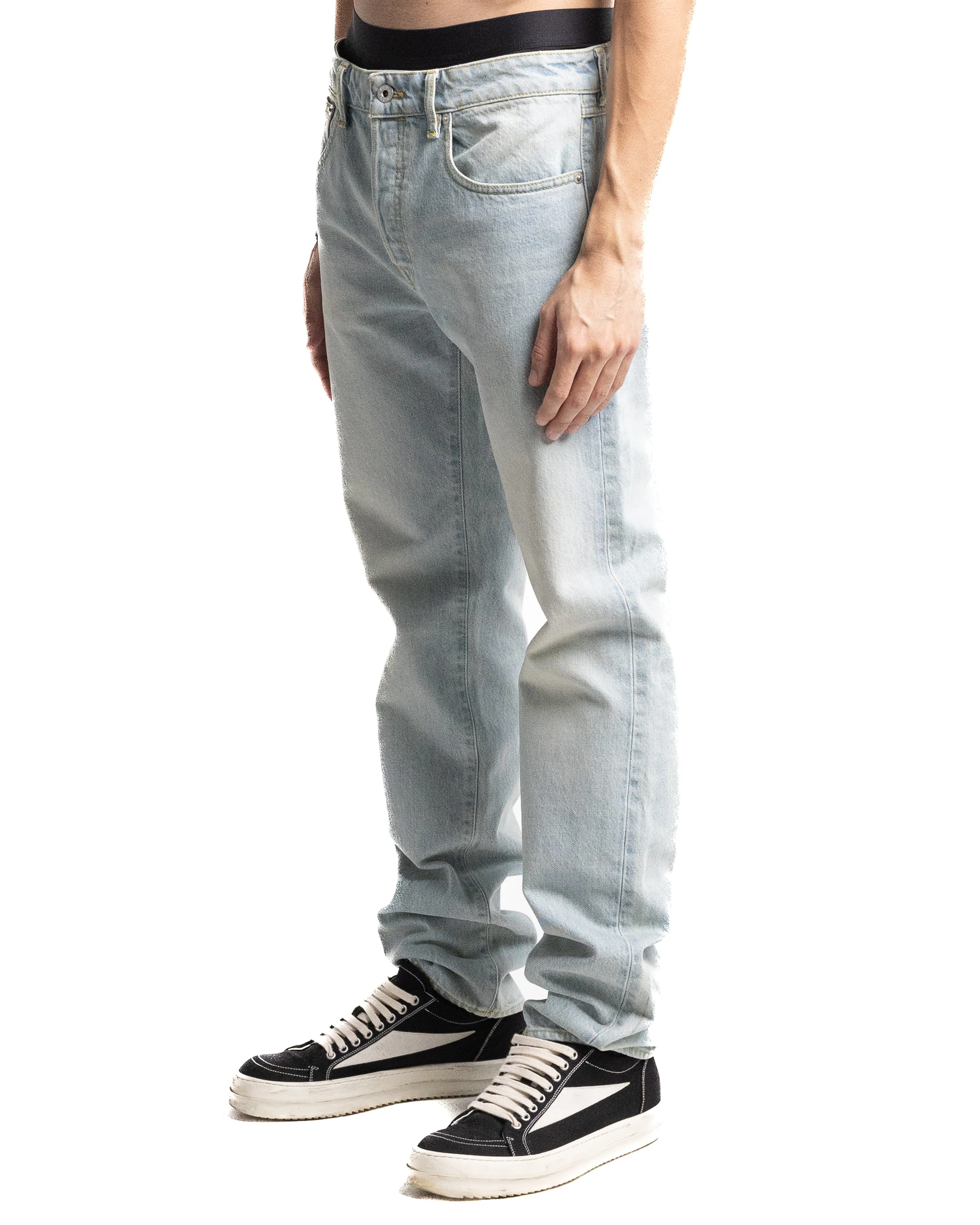 Kenzo Medium Stone Blue Denim Pant