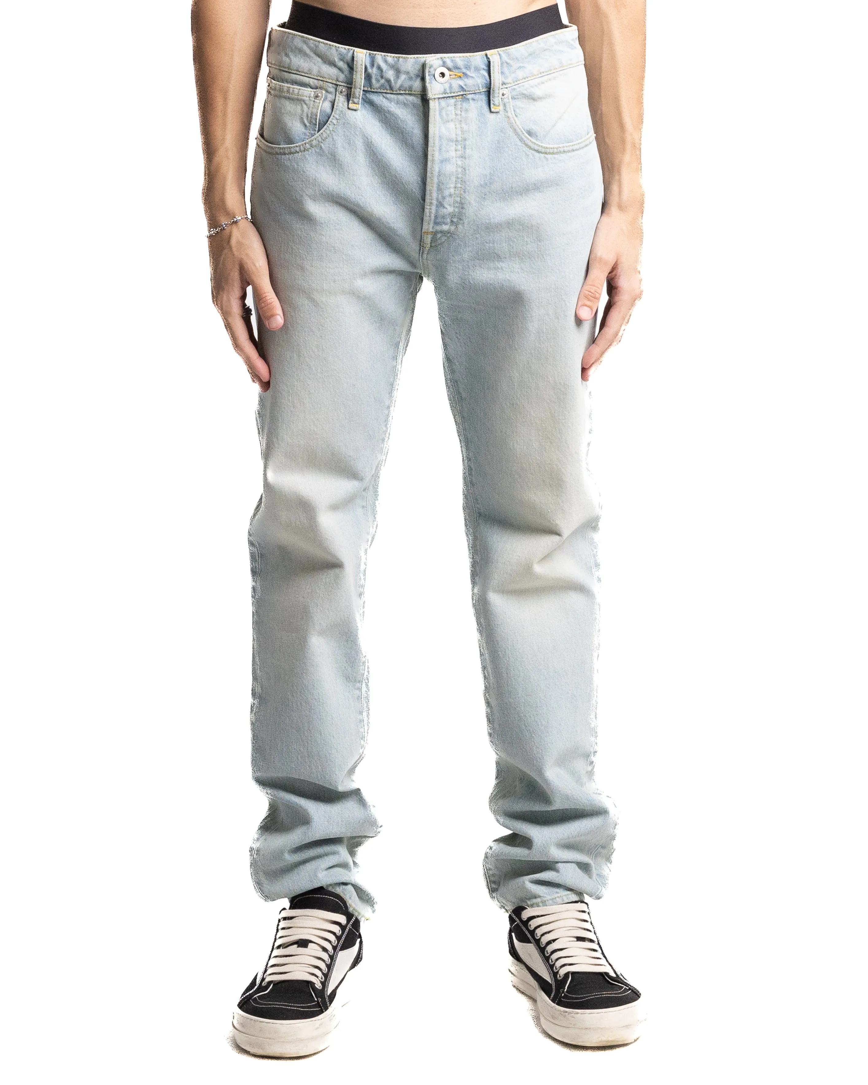 Kenzo Medium Stone Blue Denim Pant