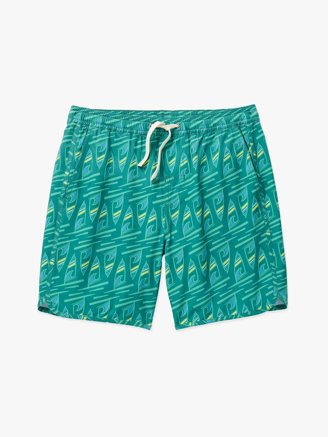 Kids Anchor Short | Green Surfs Up