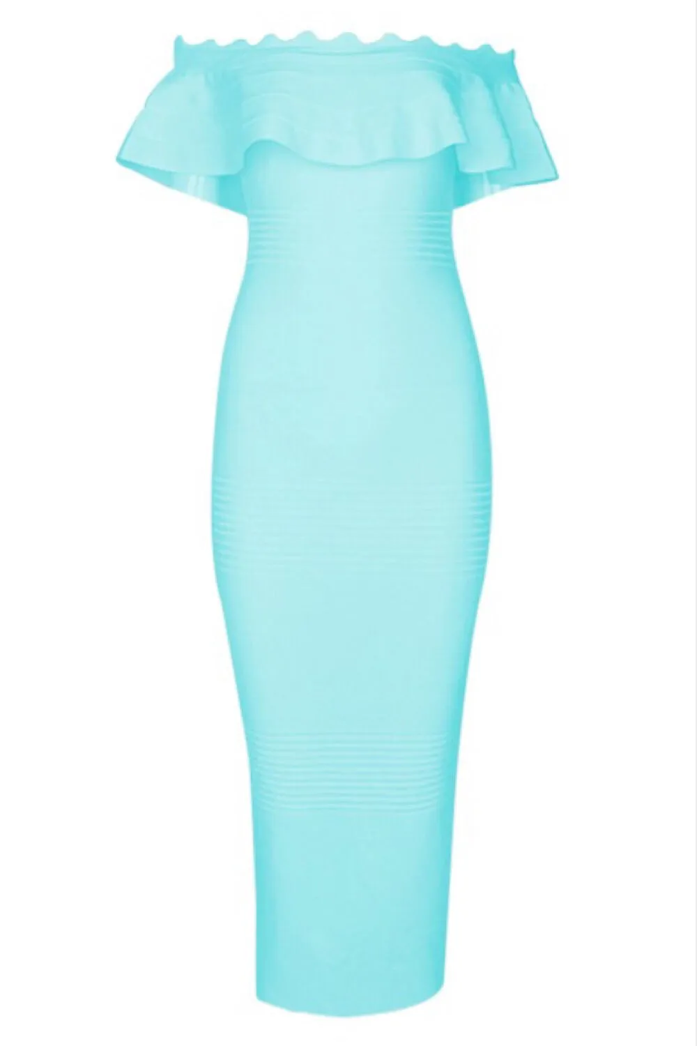 Kiki Aqua Bandage Dress