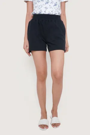 Knit Pull Up Garterized Easy Shorts