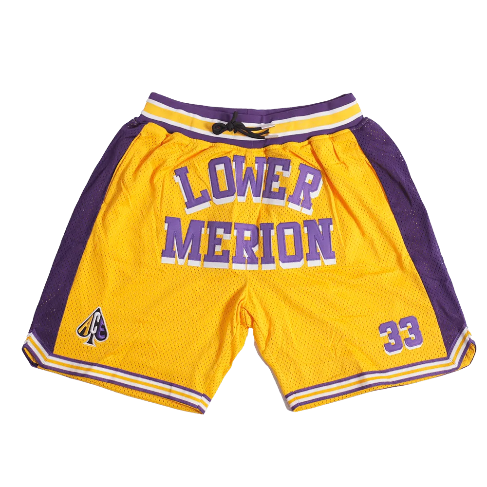 KOBE YELLOW/PURPLE SHORTS