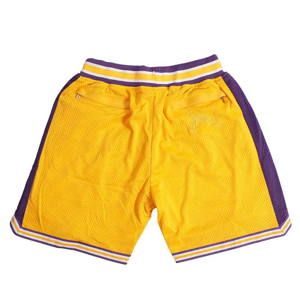KOBE YELLOW/PURPLE SHORTS