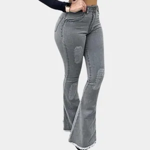 Ladies trendy flared pants