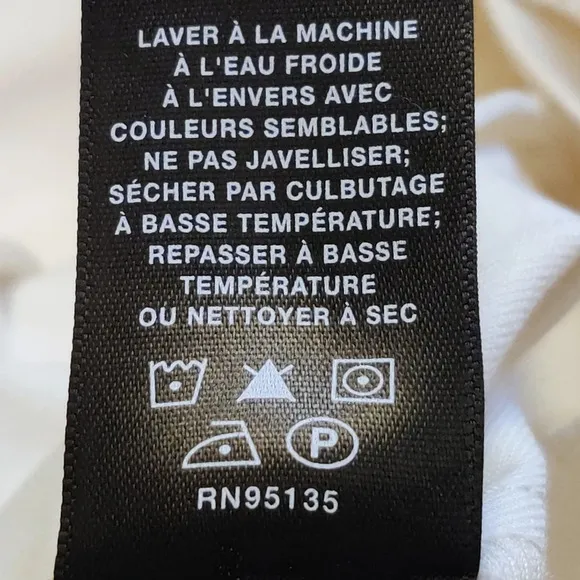 LAFAYETTE 148 New York Waxed Coated Jeans 8 Mid-Rise Straight Leg Ankle Cream
