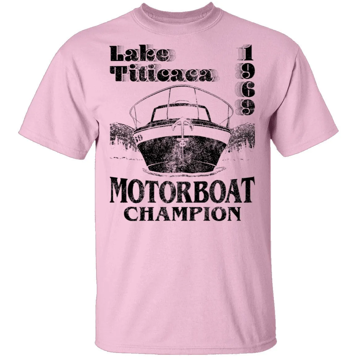 Lake Titicaca Motorboat Champion T-Shirt