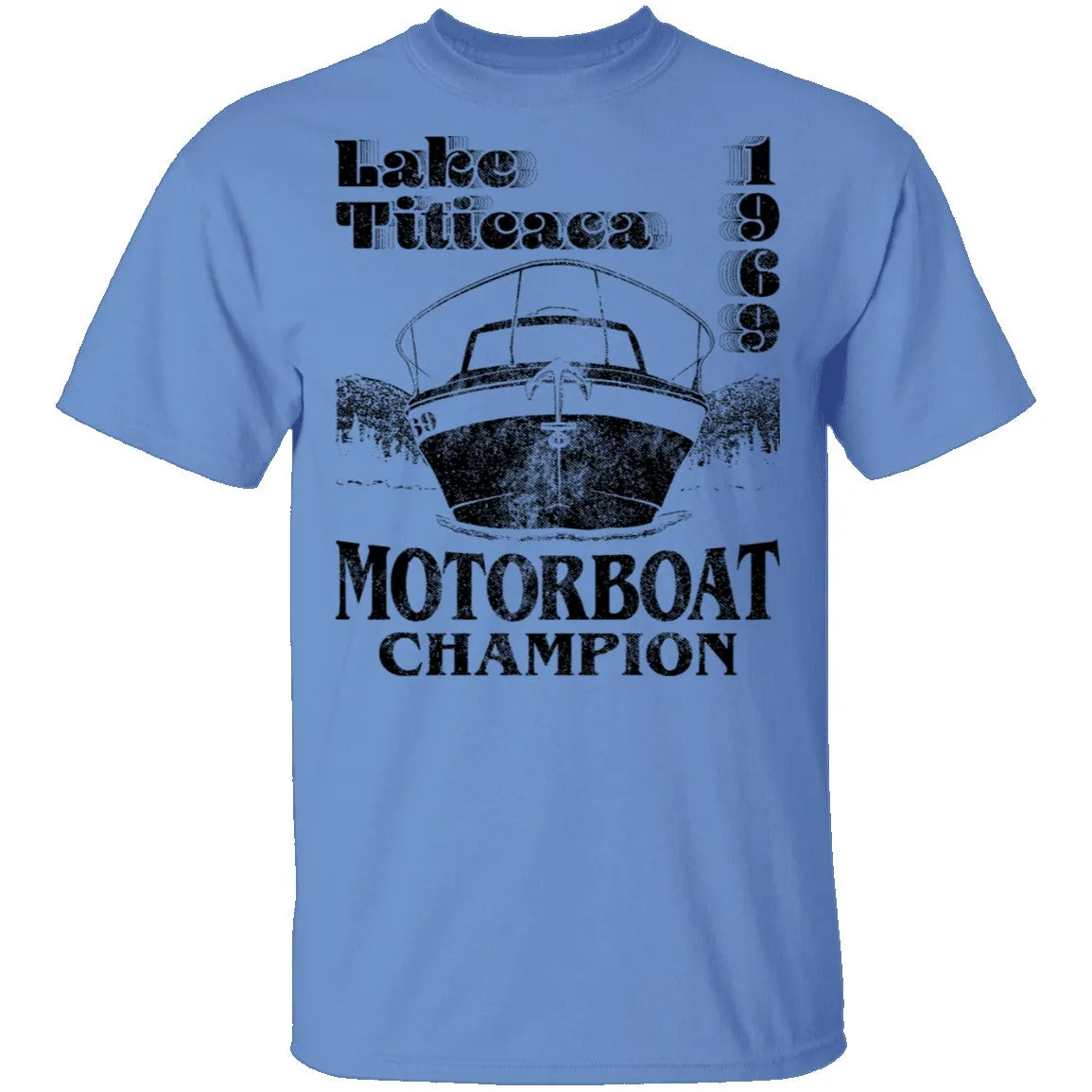 Lake Titicaca Motorboat Champion T-Shirt