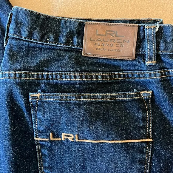 LAUREN RALPH LAUREN Women’s Blue Jeans- straight leg - Size 16