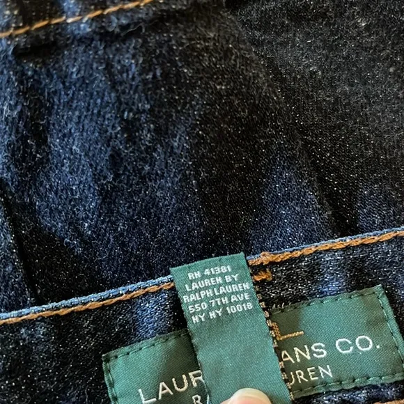 LAUREN RALPH LAUREN Women’s Blue Jeans- straight leg - Size 16