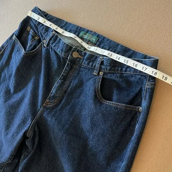 LAUREN RALPH LAUREN Women’s Blue Jeans- straight leg - Size 16