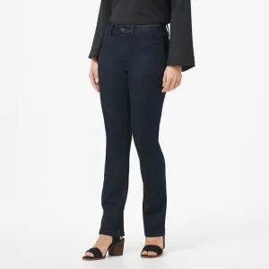 Laurie Felt Plus Size Silky Denim Pull-On Baby Bell Jeans