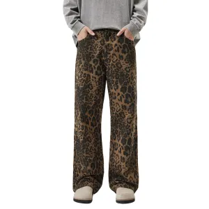 Leopard Full Length Jeans
