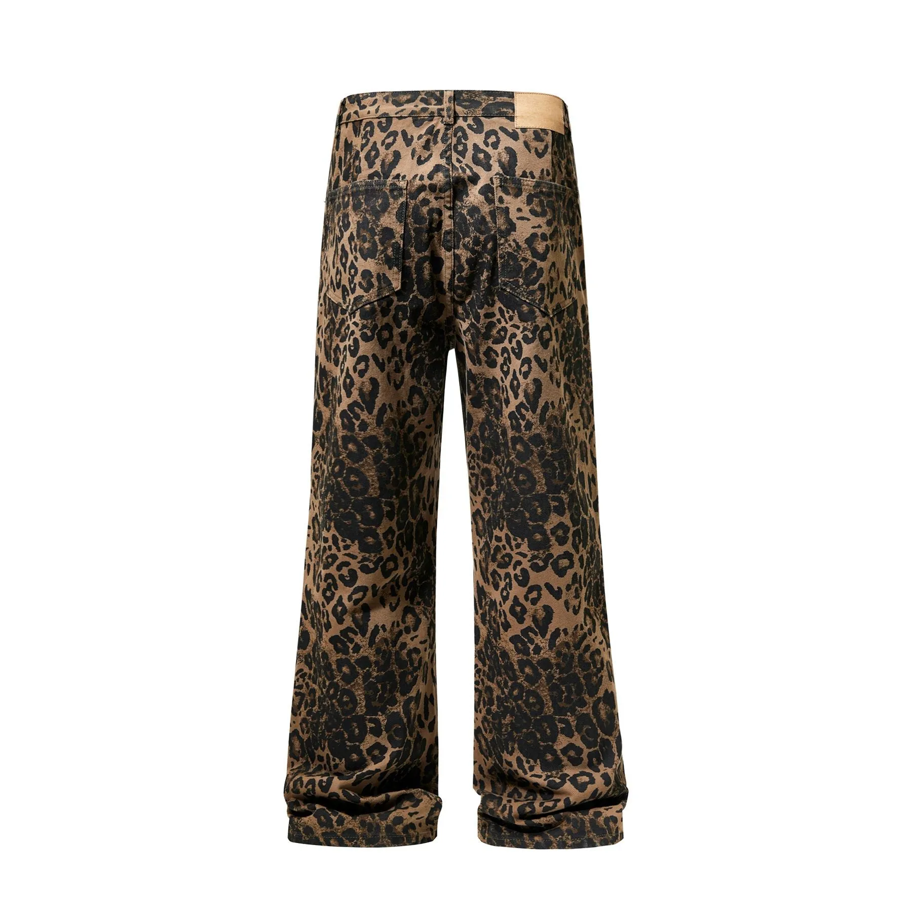 Leopard Full Length Jeans